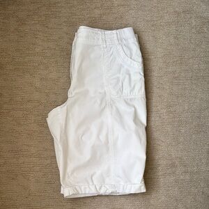 Chico’s White Cargo Shorts, Size 2.5